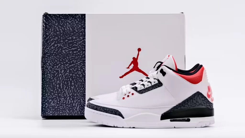 Air Jordan 3 Retro Fire Red Denim Replica