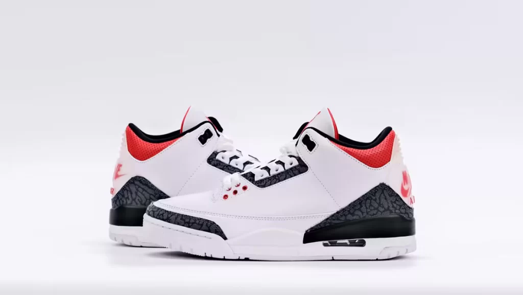 Air Jordan 3 Retro Fire Red Denim Replica