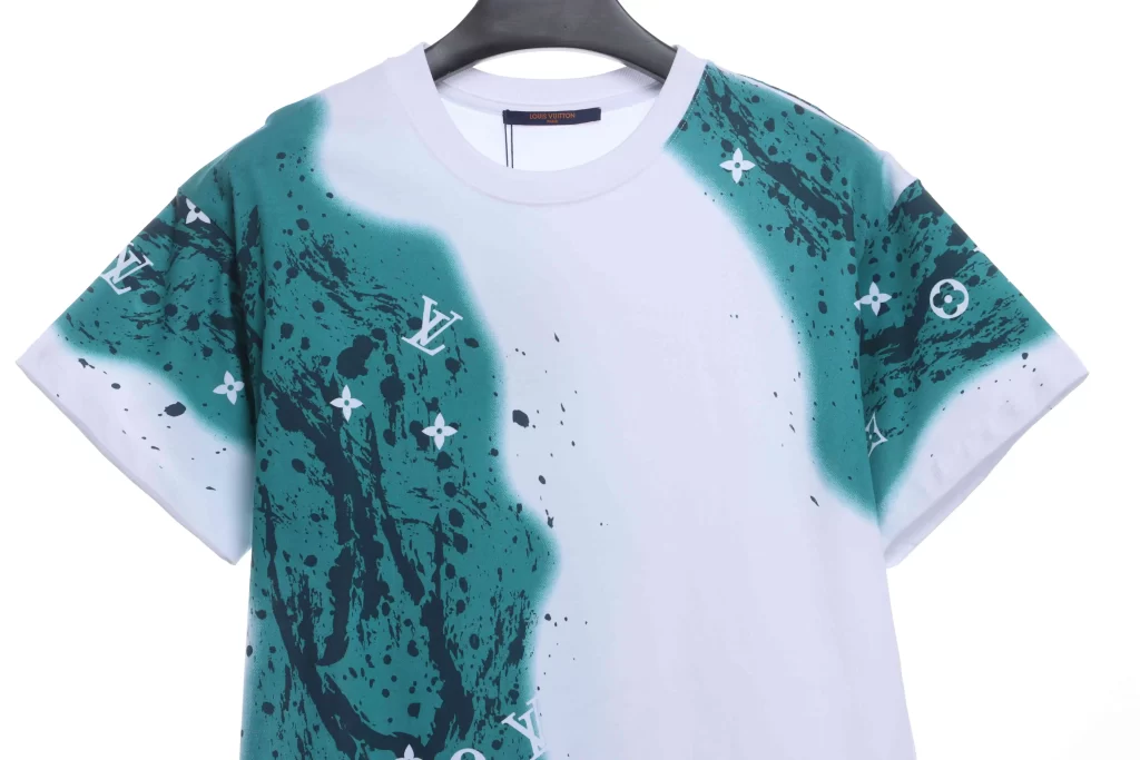 Classic clash of colors printed short sleeve