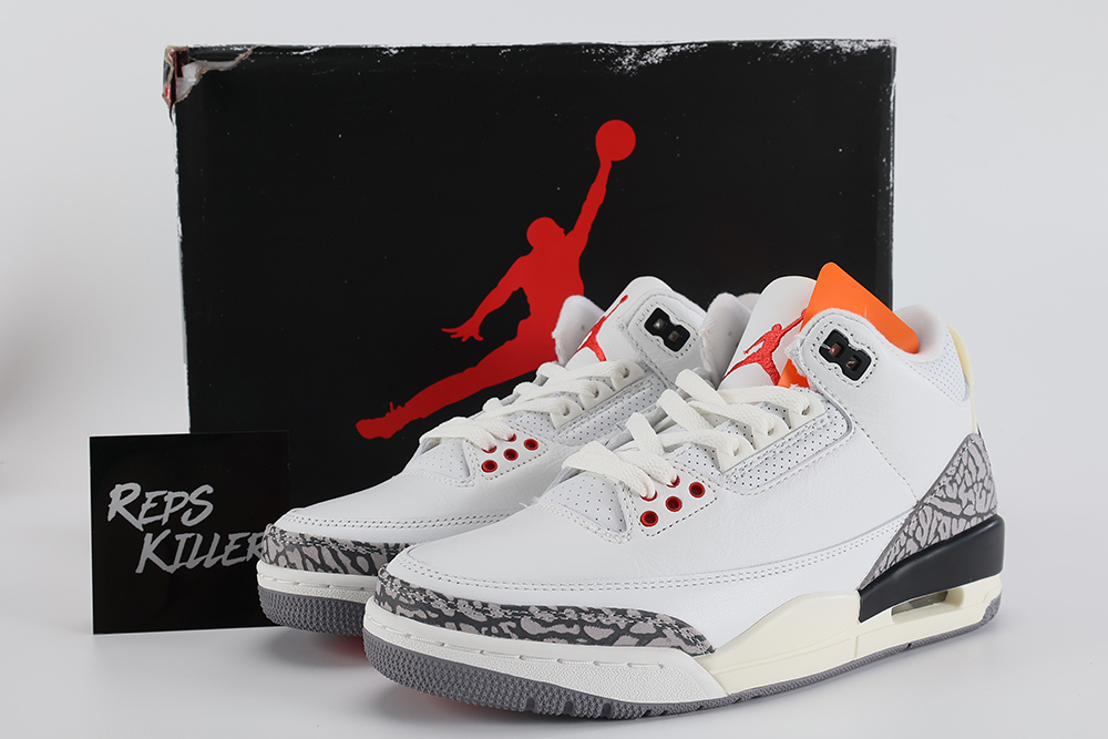 Air Jordan 3 Retro 'White Cement Reimagined' Replica