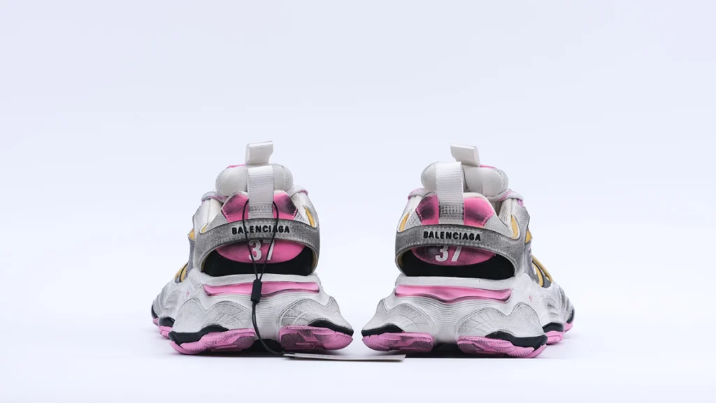 Balenciaga Cargo Sneaker Grey White Pink Replica