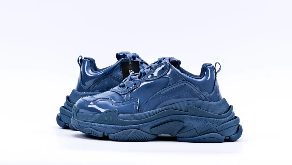 Balenciaga Triple s Blue Patent Replica