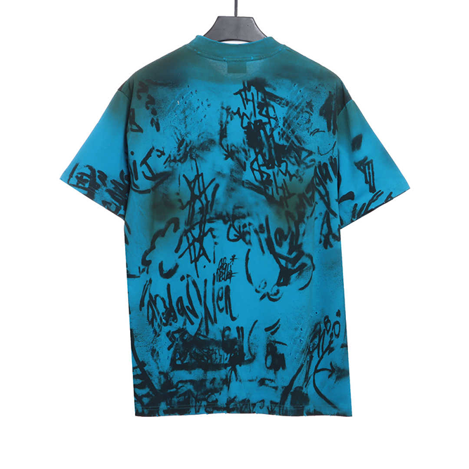 Hand-painted short sleeves