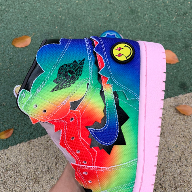 J. Balvin x Air Jordan 1 Retro OG High 'Colores Y Vibras' Replica