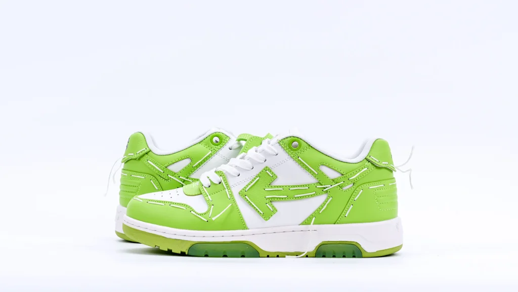 OFF-WHITE OUT OF OFFICE Sartorial Stitching "White Green" Replica