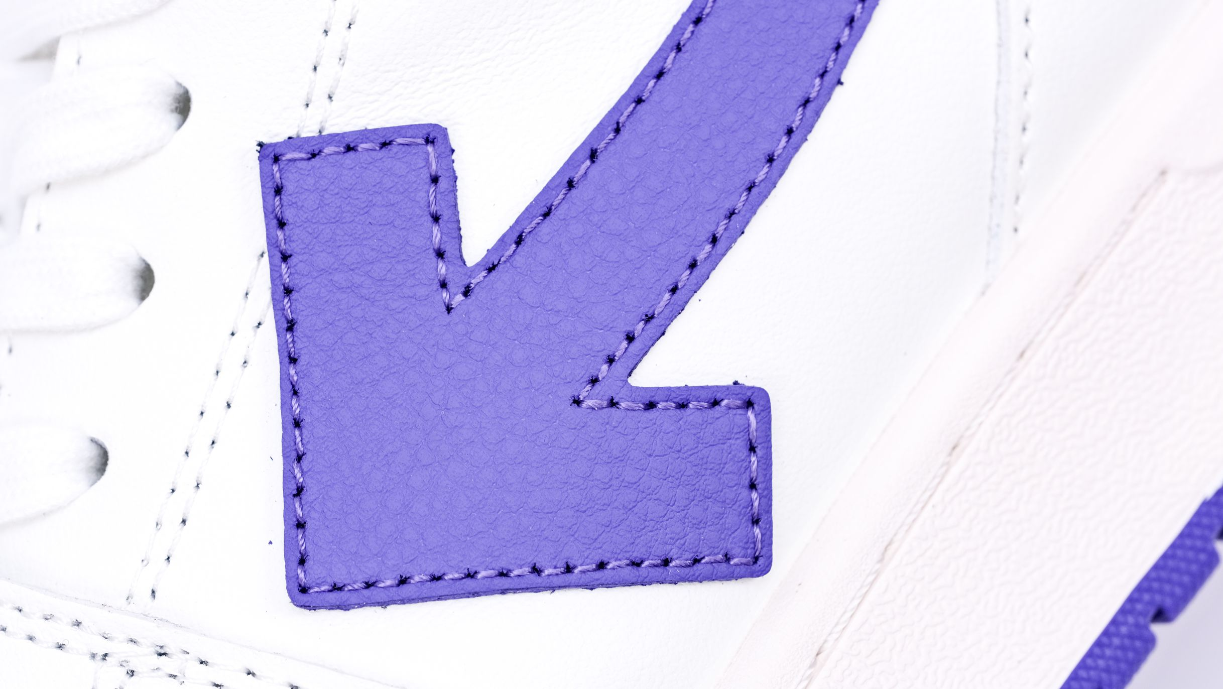 Off-White Out of Office 'White Violet Purple' Replica