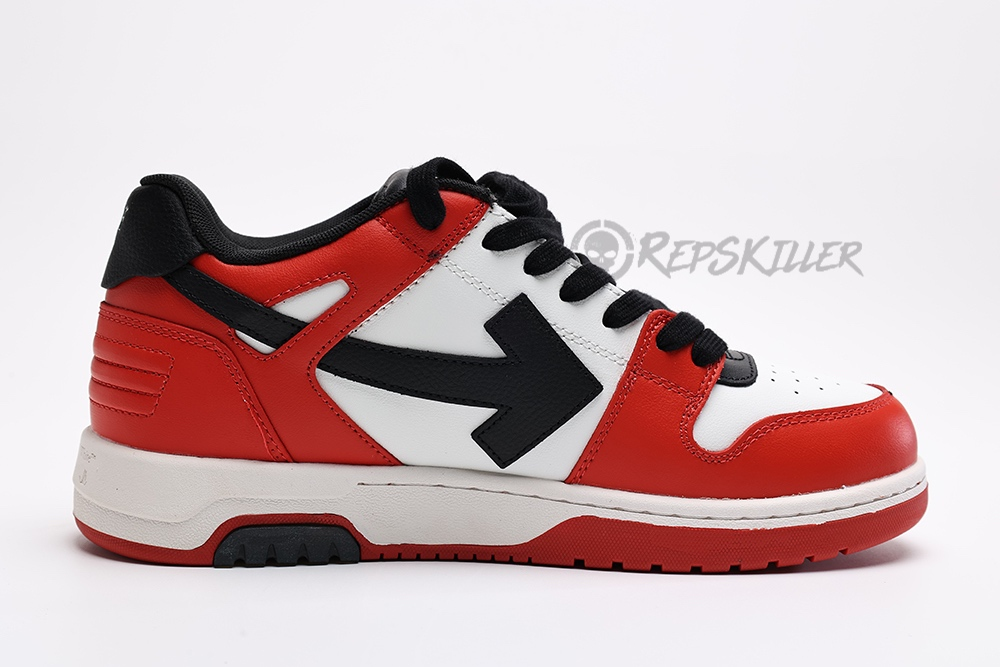 Off-White Out of Office Low 'Red White Black'Replica