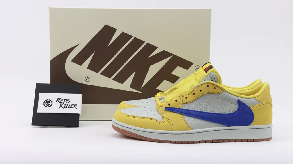 Travis Scott x Wmns Air Jordan 1 Retro Low OG SP 'Canary' Replica