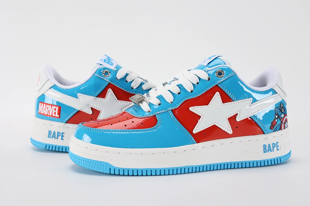 marvel-x-wmns bapesta-'captain-america'-replica