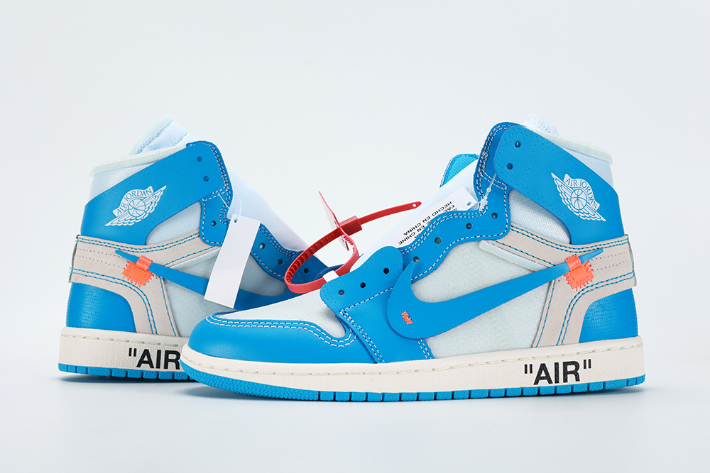 Off-White x Air Jordan 1 Retro High OG 'UNC' replica