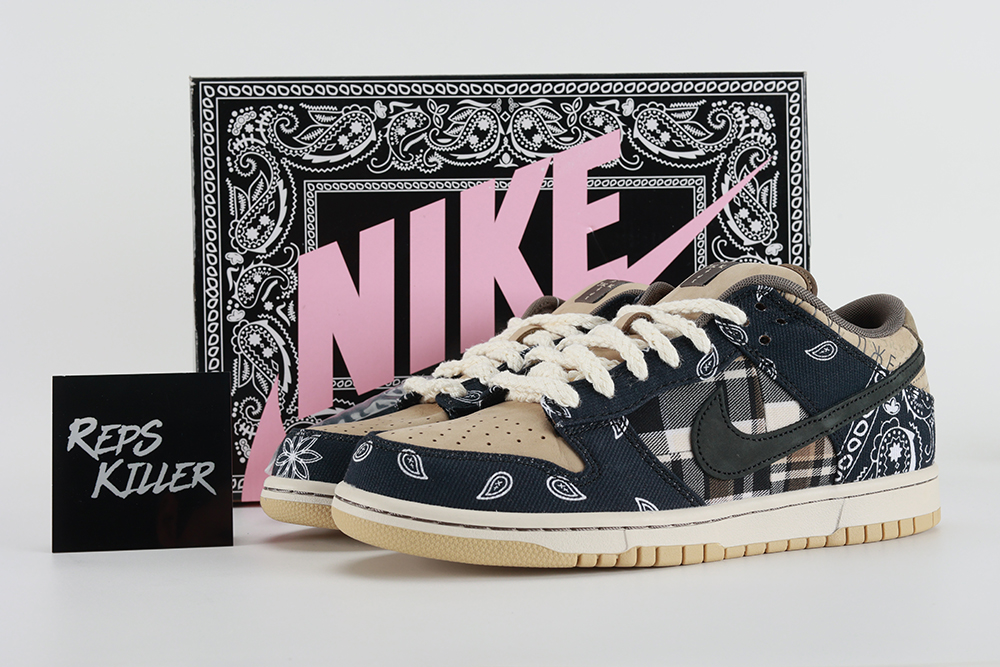 Travis Scott x Dunk Low Premium QS SB 'Cactus Jack' Replica